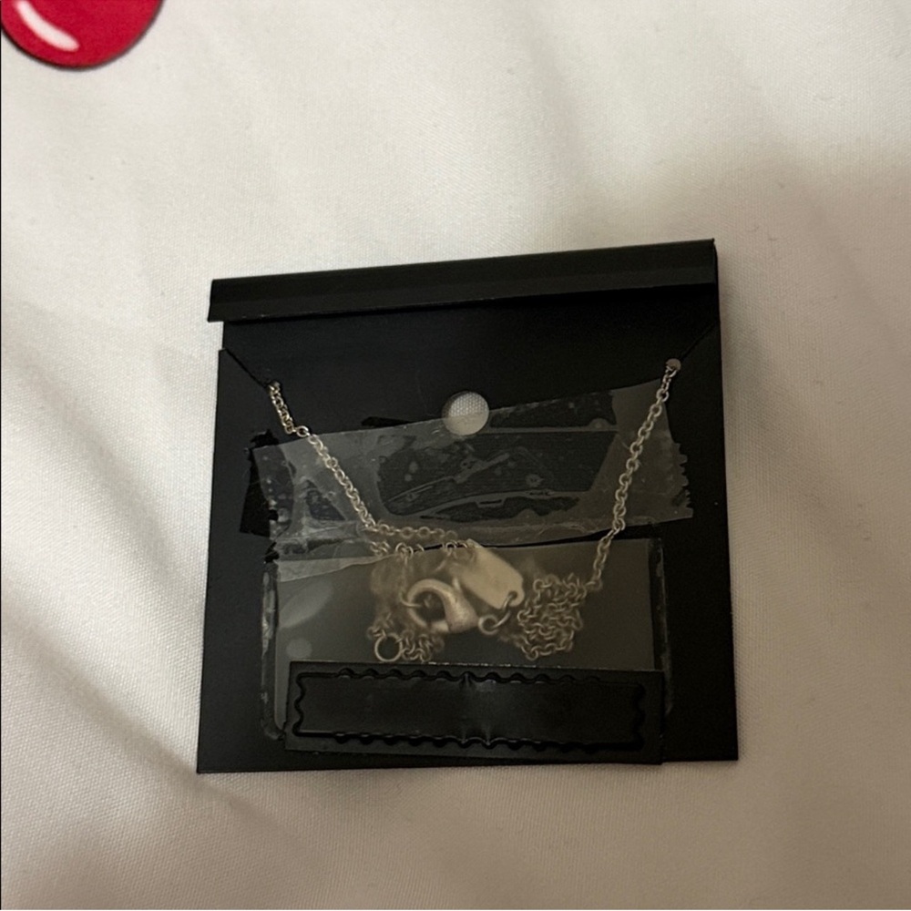 Coach Crystal 'C' Pendant Necklace in Silver - Picture 3 of 3